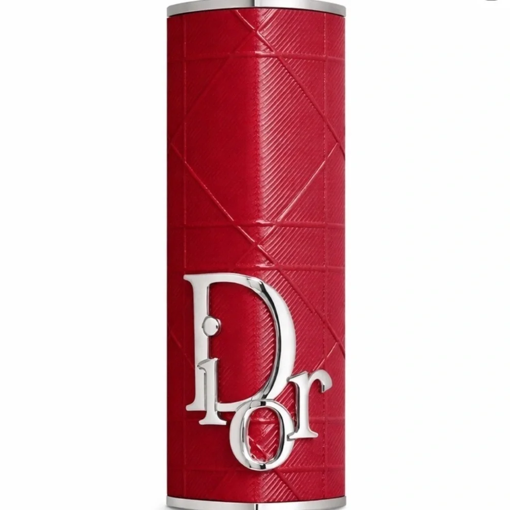 Dior Red and Silver Lipstick Case